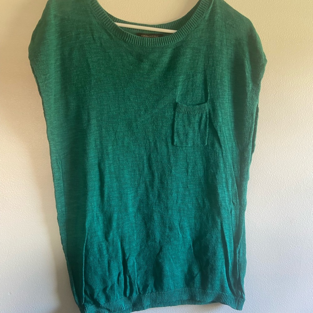 Green Sleeveless Sweater